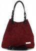 Kožené kabelka shopper bag Vittoria Gotti bordová V90047CH